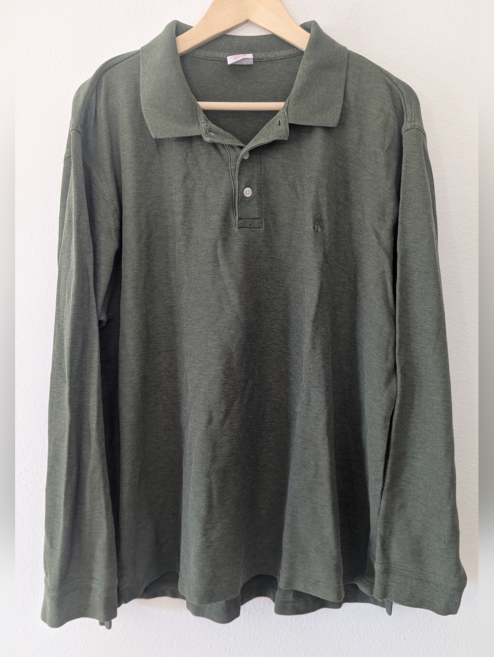 Brooks Brothers Long-Sleeve Polo Shirt - Olive